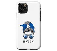 Carcasa para iPhone 11 Pro Greek Girl Greek Heritage Greece Flag