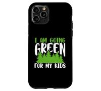 Carcasa para iPhone 11 Pro Green Planet Me Estoy volviendo Verde para el Medio Ambiente de mis Hijos