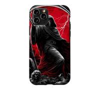 Carcasa para iPhone 11 Pro Guadaña de la Parca Ángeles caídos Arte de Terror gótico Oscuro