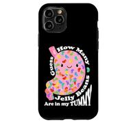 Carcasa para iPhone 11 Pro Guess How Many Jelly Beans Are in my Tummy Funny Kawaii