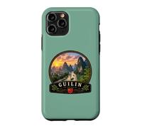 Carcasa para iPhone 11 Pro Guilin China Montañas Karst Li Río Paisaje Viaje Desig