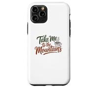 Carcasa para iPhone 11 Pro Guión de café Aventurero, tipografía de café de montaña