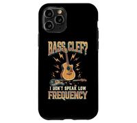 Carcasa para iPhone 11 Pro Guitarra acústica Divertida de Baja frecuencia I Don't Speak