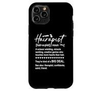Carcasa para iPhone 11 Pro Hairapist Hair Stylist Barber Work Beauty Salon Hairdresser