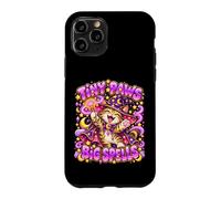 Carcasa para iPhone 11 Pro Halloween Tiny Paws Big Spells Cute Wizard Cat Magic Spell