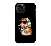 Carcasa para iPhone 11 Pro Hamster Hammy Granny - Hilo Cuadrado de Ganchillo para Amantes del Ganchillo