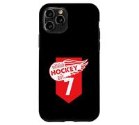 Carcasa para iPhone 11 Pro Happy 7th Birthday Boy Red Color Ice Hockey Theme