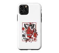 Carcasa para iPhone 11 Pro Harajuku Japanese Aesthetic Red Oni Demon Mask