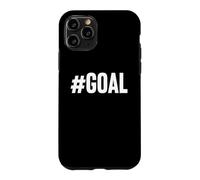 Carcasa para iPhone 11 Pro Hashtag Goal | Fútbol Fútbol Futbol y Hockey Amantes
