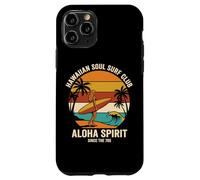 Carcasa para iPhone 11 Pro Hawaiian Soul Surf Club 70 Aloha Retro Beach Surfer Girl