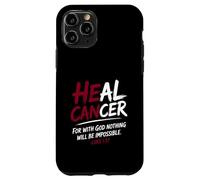 Carcasa para iPhone 11 Pro He Can Heal Cancer Multiple Myeloma Cancer God Bible Verse