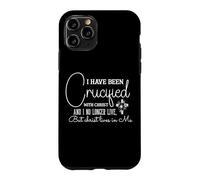 Carcasa para iPhone 11 Pro He Sido crucificado con Cristo y ya no Vivo