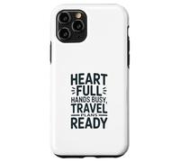 Carcasa para iPhone 11 Pro Heart Full Hands Planes de Viaje ocupados listos