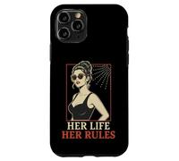 Carcasa para iPhone 11 Pro Her Life Her Rules Cita Independiente Pin Up Girl
