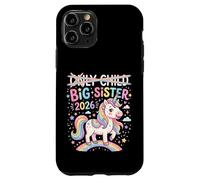 Carcasa para iPhone 11 Pro Hermana Mayor de Only Child 2026, Unicornio, arcoíris, Lindo