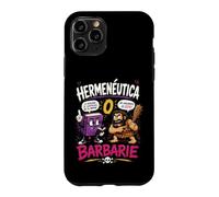 Carcasa para iPhone 11 Pro Hermenéutica o Barbarie Humor Filosófico Divertido