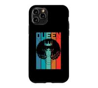 Carcasa para iPhone 11 Pro Hermosa Reina Chica Poder Juneteenth Melanina Mujeres Chicas