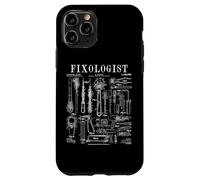 Carcasa para iPhone 11 Pro Herramientas de reparación de automóviles Fixologist Mechanic Vintage Patent Print