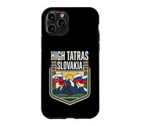 Carcasa para iPhone 11 Pro High Tatras Bandera de Eslovaquia Vintage Mountain Travel Art