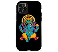 Carcasa para iPhone 11 Pro Hindú Ganesha Puja Meditación Yoga Murti Elefante Dios India