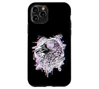 Carcasa para iPhone 11 Pro Hipnótico Glitch Raven Trippy Vaporwave Techno Rave EDM