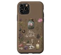 Carcasa para iPhone 11 Pro His Witch Her Warlock Pareja de brujería Magia Oculta