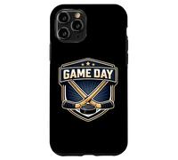 Carcasa para iPhone 11 Pro Hockey sobre Hielo Día del Juego Fan Lover Jugador Entrenador Espectador Cita