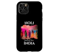 Carcasa para iPhone 11 Pro Holi Festival India Recuerdo Turístico Mumbai Delhi Kerala Goa
