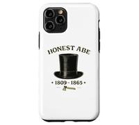 Carcasa para iPhone 11 Pro Honesto Abe Lincoln Stovepipe Hat Presidente Historia