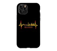 Carcasa para iPhone 11 Pro Horizonte de Madrid Skyline Latido Pulso Bandera Amo Madrid