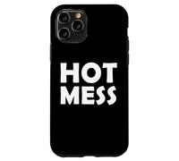 Carcasa para iPhone 11 Pro Hot Mess Funny Mothers Day Costume For Mom/Sister Hot Mess
