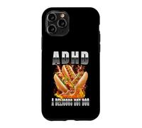 Carcasa para iPhone 11 Pro Hotdog TDAH Un Delicioso Perrito Caliente Glizzy Meme Bootleg Hot Dog