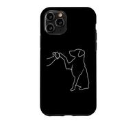 Carcasa para iPhone 11 Pro Human and Dog Paw Fist Bump Dog Lover Dog and Man Friendship