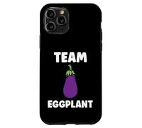 Carcasa para iPhone 11 Pro Humor Food Eggplant Simple Team Eggplant