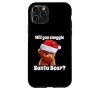 Carcasa para iPhone 11 Pro Humor navideño Will You Snuggle Christmas Bear