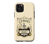 Carcasa para iPhone 11 Pro Humor Oscuro gótico limón Cita Esqueleto Mercado Estado de ánimo