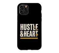 Carcasa para iPhone 11 Pro Hustle Heart Motivacional Emprendedor Moler Ambición
