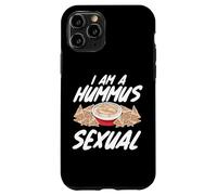 Carcasa para iPhone 11 Pro I Am A Hummus Sexual Vegan Food Spread Juego de Palabras