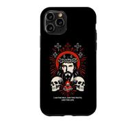 Carcasa para iPhone 11 Pro I Am The Way John 14:6 Diseño de Calavera gótica de Jesús Cristiano