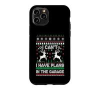 Carcasa para iPhone 11 Pro I Can't I Have Plans in The Garage Ugly Christmas