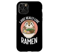 Carcasa para iPhone 11 Pro I Just Really Love Ramen Sparrow Noodles Bowl Cup Sopa Japón
