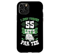 Carcasa para iPhone 11 Pro I Just Turned 55 Let's Par-tee Carrito de Golf Fiesta de cumpleaños número 55