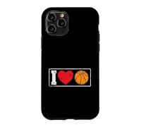 Carcasa para iPhone 11 Pro I Love Basketball en Formato Corto Ball Sports USA