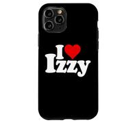 Carcasa para iPhone 11 Pro I Love Heart Izzy Isabel Nombre EN UNA tee