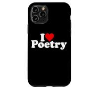 Carcasa para iPhone 11 Pro I Love Heart POESÍA POEMAS POETAS