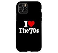 Carcasa para iPhone 11 Pro I Love Heart The 70s 1970s DECADA