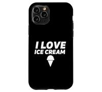 Carcasa para iPhone 11 Pro I Love Ice Cream Party Outfit Gelato Vanilla Soft Serve Cono