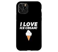 Carcasa para iPhone 11 Pro I Love Ice Cream Party Outfit Vanilla Soft Serve Gelato Cone
