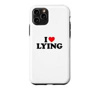 Carcasa para iPhone 11 Pro I Love Lying Shirt, I Heart Lying