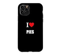 Carcasa para iPhone 11 Pro I Love Pies Carne Patata Manzana Pizza Baker Chef Cocinero